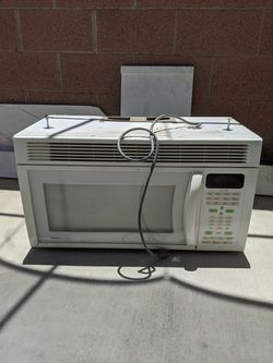 White Microwave Oven