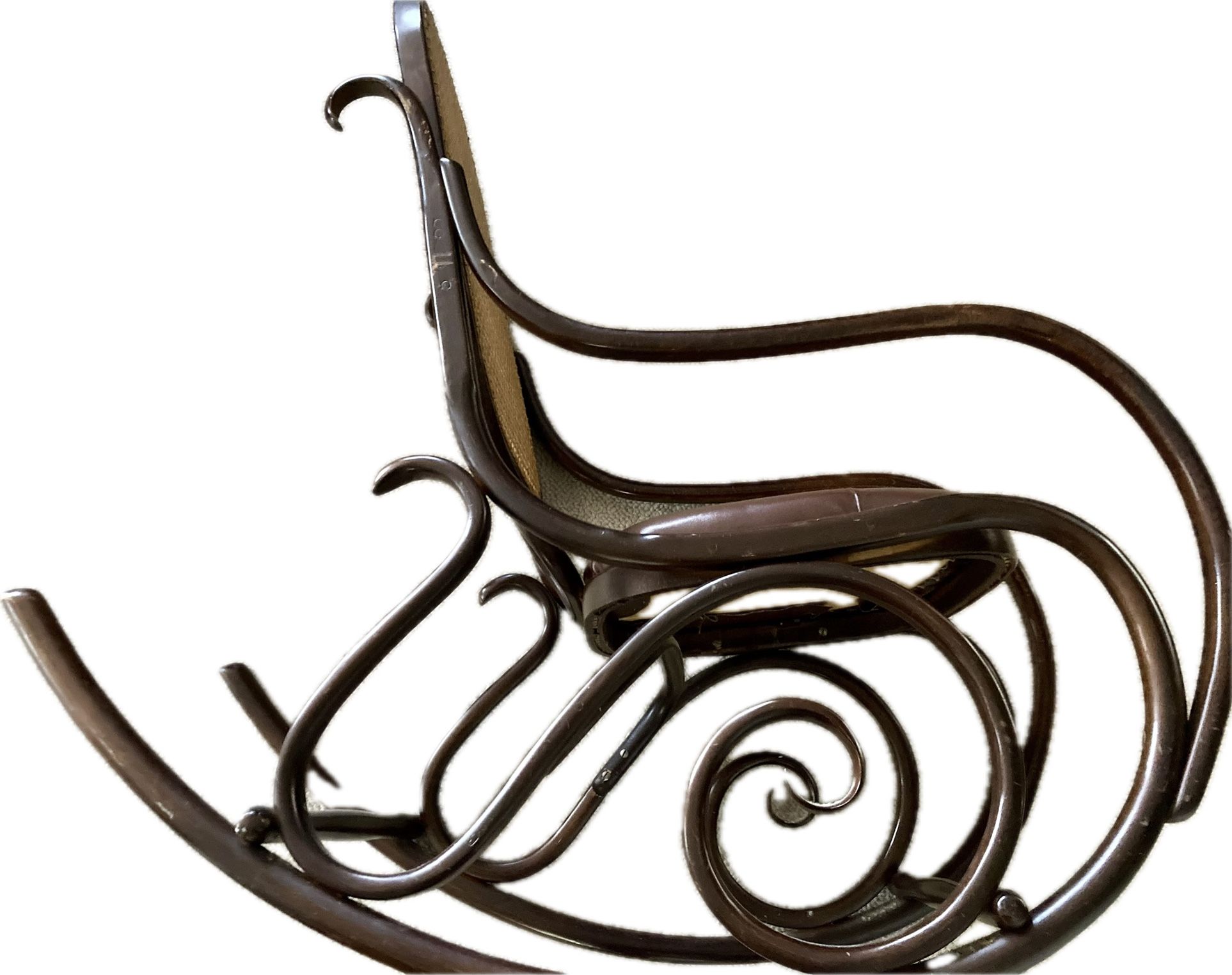 Curved Bentwood Rocking Chair