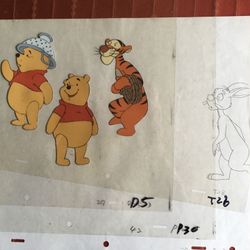 Winnie The Pooh Disney Original Cell Art.