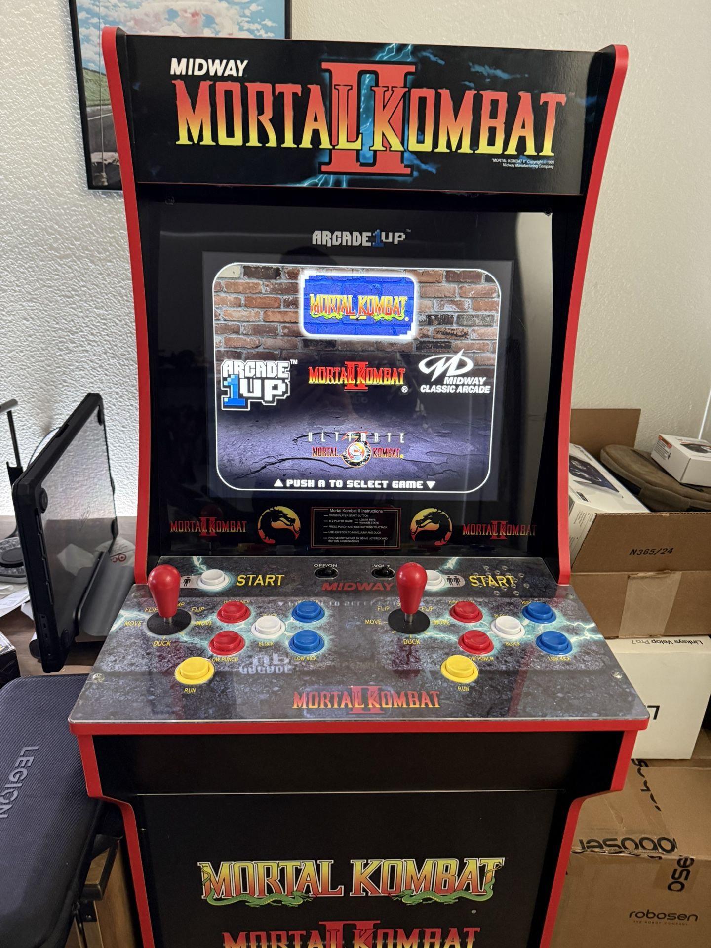 Mortal kombat Arcade 1up Cabinet