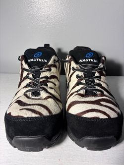 Nautilus Zebra Print Safety Sneakers