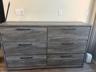 Grey wooden dresser