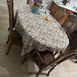 Kitchen Table And 6 Chairs French Provincial Furniture From Parker’s 