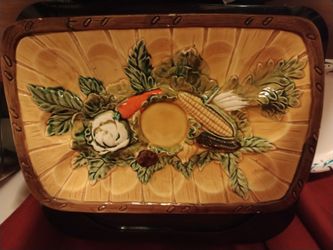 Antique Deviled Eggs Dish 