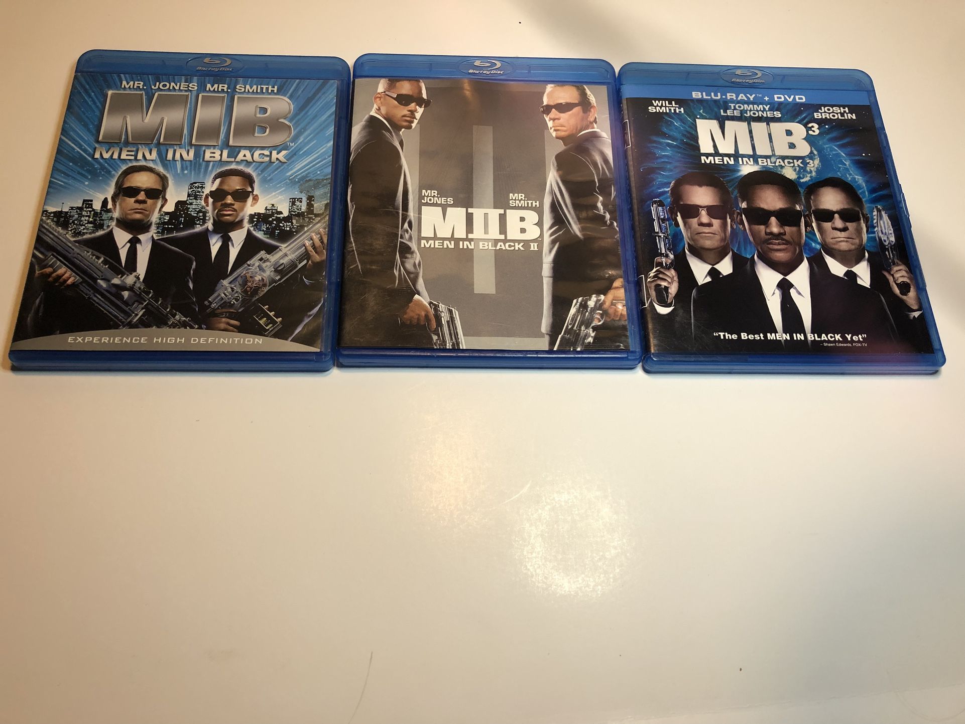 Men in Black 1-2-3 ALL DISCS & MANUALS LOT