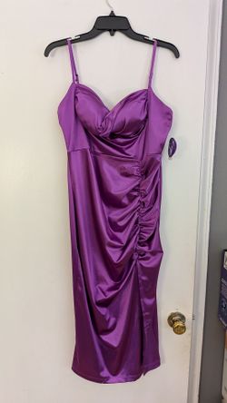Purple formal dress