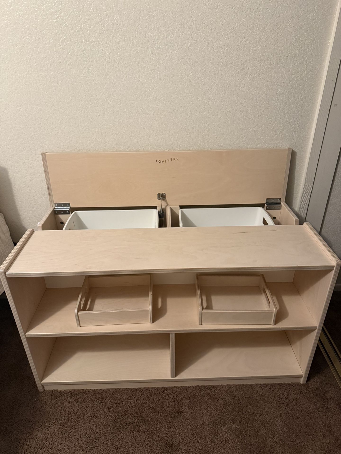 LOVEVERY THE MONTESSORI PLAYSHELF KIDS BABY TODDLER TOY STORAGE ORGANIZER SHELF 