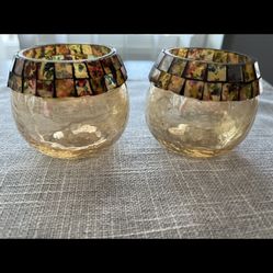 Pier One Glass Votive/Tealight Holders