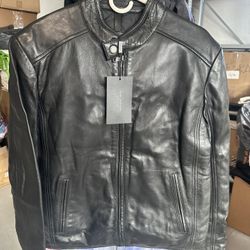 Marc NY Leather Jacket Size S
