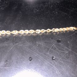 10k Solid Gold Mens Bracelet 