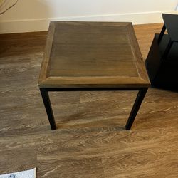 Wooden Square Side Table