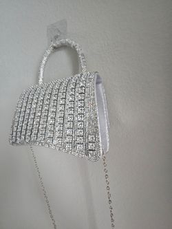 Silver handbag