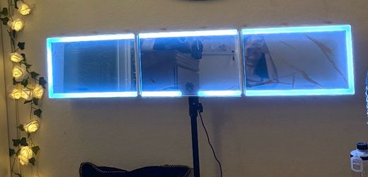 Brand 3 way LED light mirrors