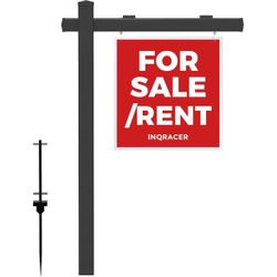 Brand new real estate sign post
