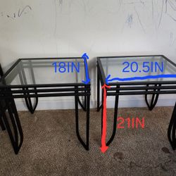 Glass Side Tables