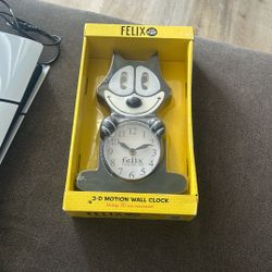 Felix The Cat 3-D Motion Wall Clock 