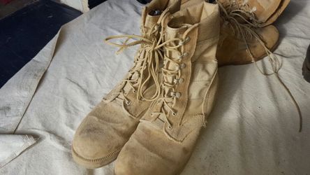 Military boots size 10reg.