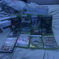Xbox 360  With 12 Games