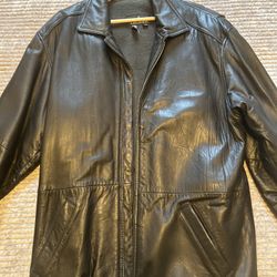 Men’s Black Leather Jacket