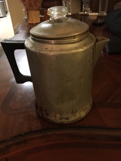 Vintage Camping (aluminum )coffee pot