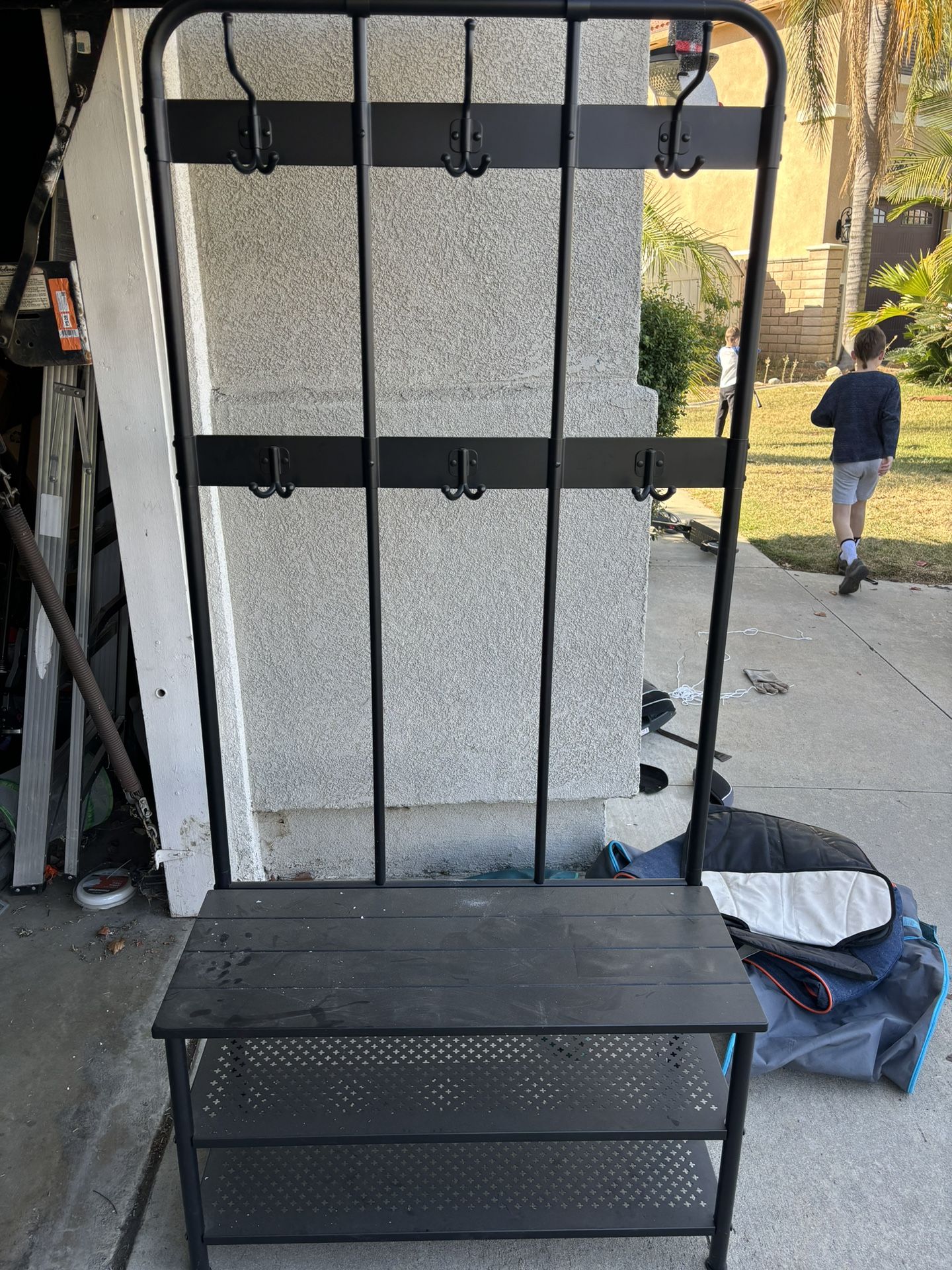 Coat Rack And Shoe Storage