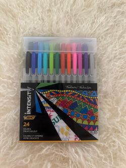 BIC Intensity Fineliner Marker 24 Pen Set