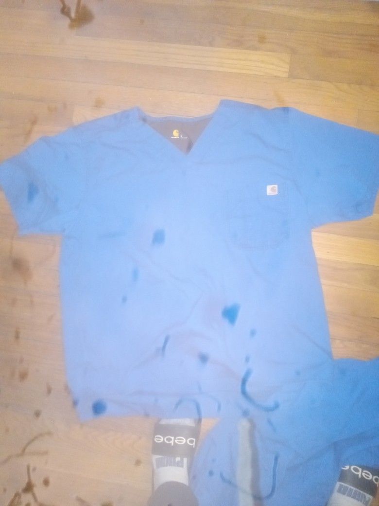 Carhartt Scrubs Top Is Large And Bottoms Size Medium