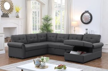 BRAND NEW SECTIONAL SLEEPER COUCH SET IN ORIGINAL BOX