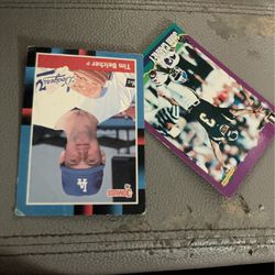Football And Baseball Cards 