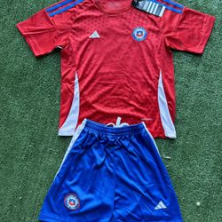 Chile Jersey Copa America 2024 New Jersey And Shorts 