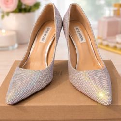 NWOB Steve Madden Daisie Rhinestones Stilettos - Size 8.5