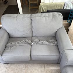 Gray Loveseat Couch