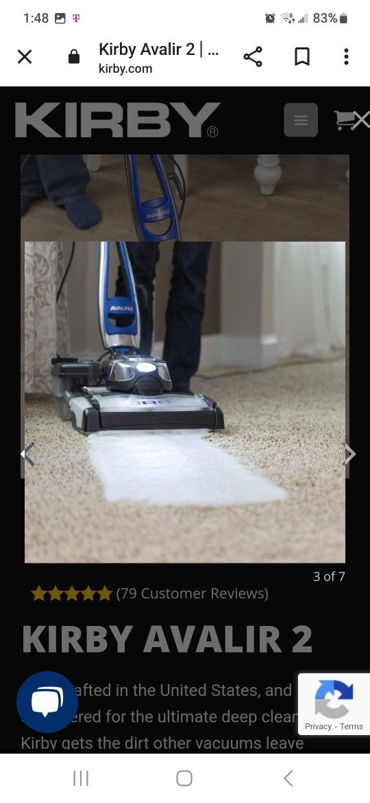 Kirby Vaccum And Shampooer