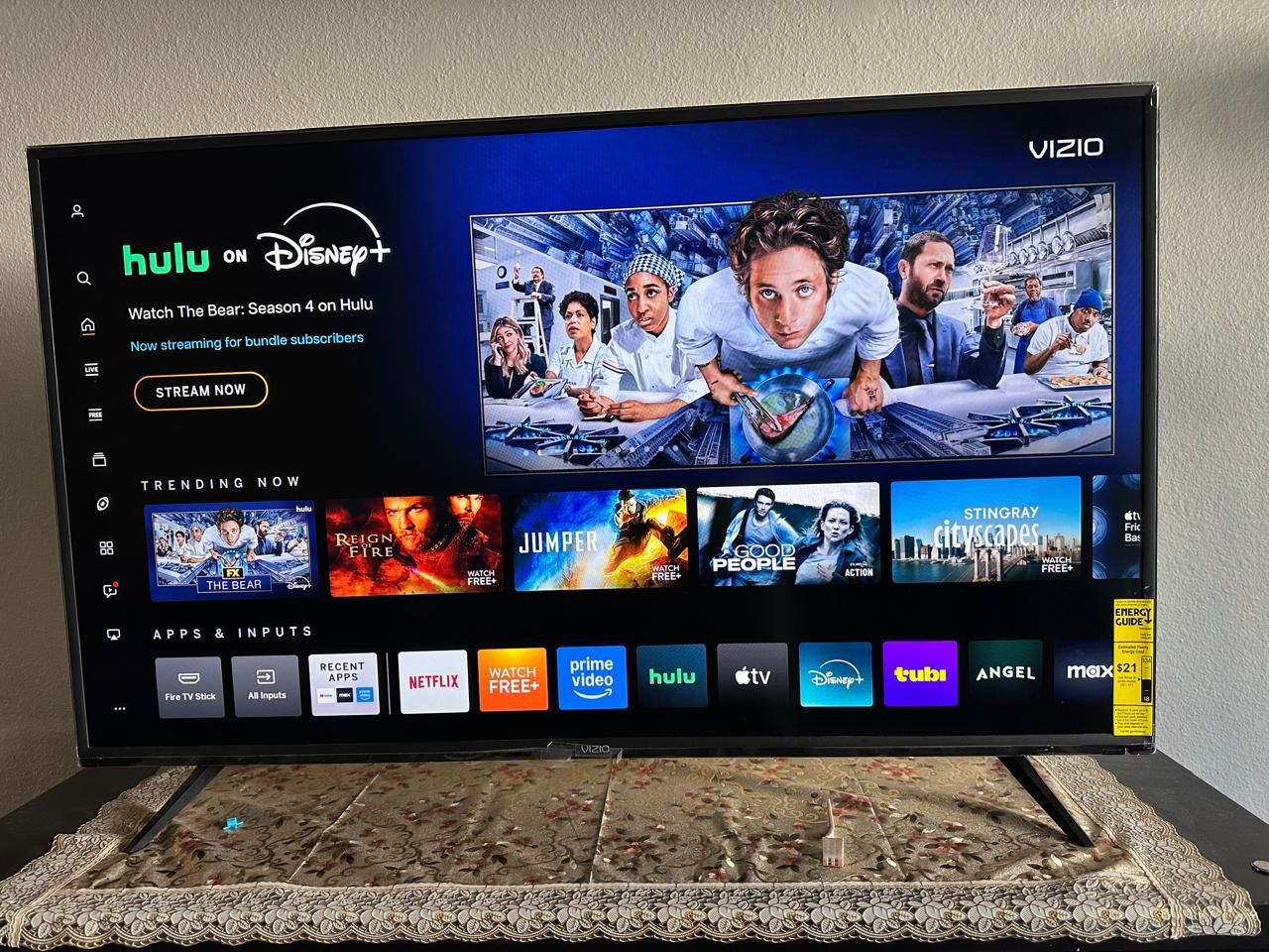 Vizio 50”tv
