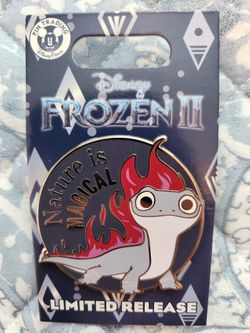 Disney Pin Frozen 2 Limited Release Bruni Fire Spirit Lizard Nature Is Magical