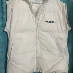 Women’s Large Puffer Playboy Vest 