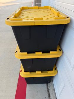 27 Gallon Storage Totes / Bins  $10 each