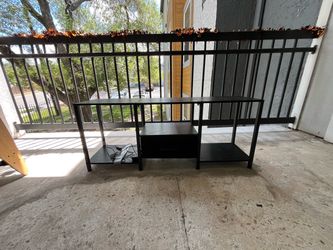 black tv stand
