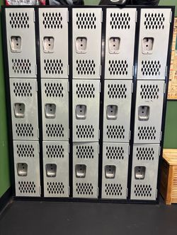 Metal Lockers Unit – 5 Columns 3 Tiers