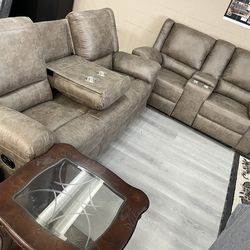 SOFÁ LOVESEAT RECLINER SET
