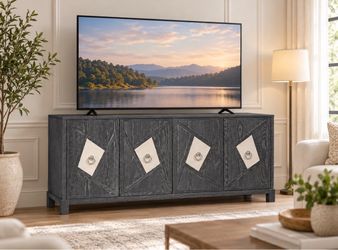 60" Modern Sideboad Buffet Cabinet,