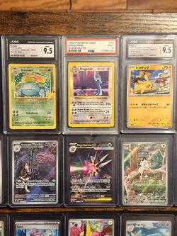 Rare Pokemon slabs, SIR,IR and FA