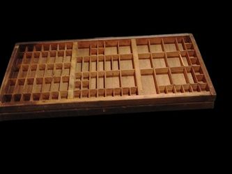 Hamilton printers tray 
Letterpress tray-Typeset Tray