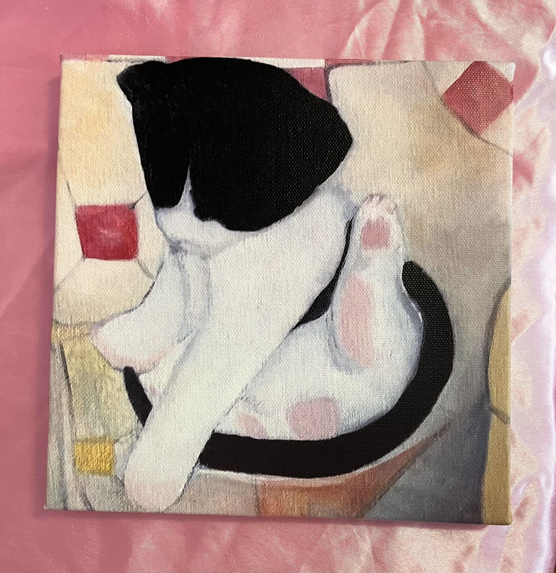 Cat Custom Art Portrait Paintings Of Pets 