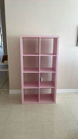 Pink IKEA bookcase bookshelf shelf
