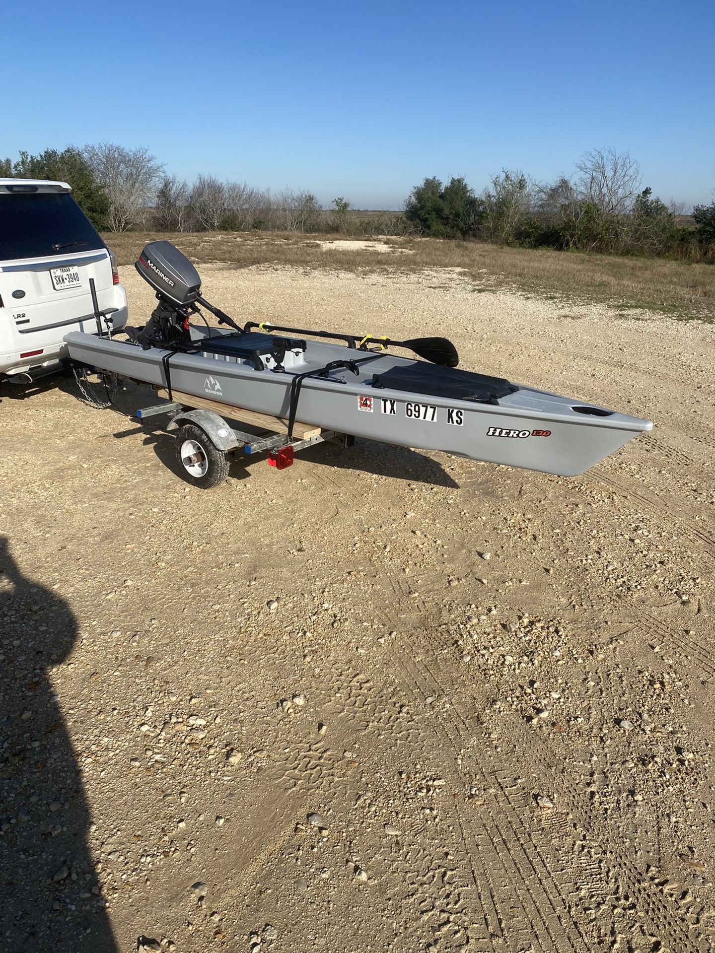 Solo Skiff Hoodoo Hero 130