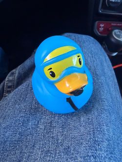 Blue scuba diver Rubber Duck Toy