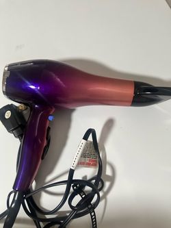 Hair Dryer Purple to Pink Ombre