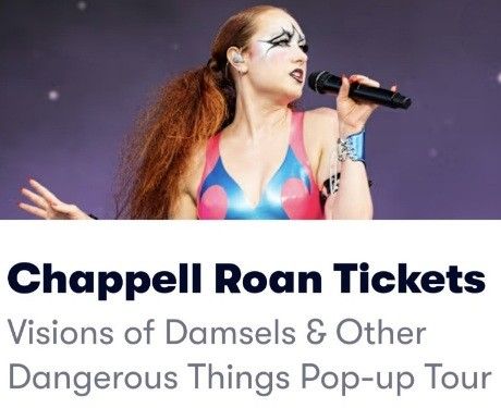 2 tickets for chappell roan 10/10
