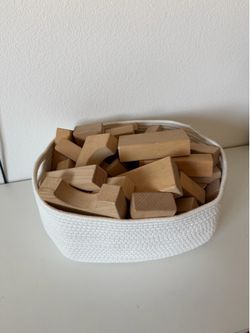 Montessori wooden blocks